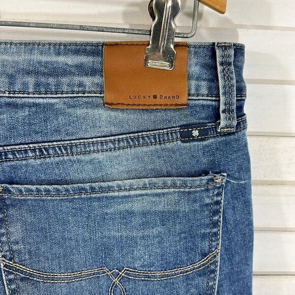 Lucky Brand Jeans Size 12 12/31 Lolita Skinny Stretch Raw Hem Ankle - Picture 9 of 14